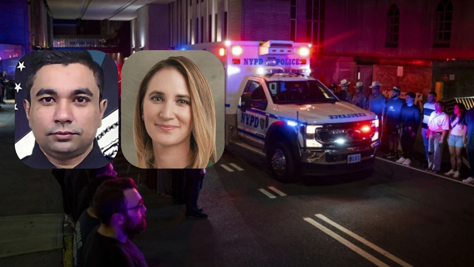 Víctimas de tiroteo en Nueva York incluyen a un policía y una ejecutiva de firma de inversión