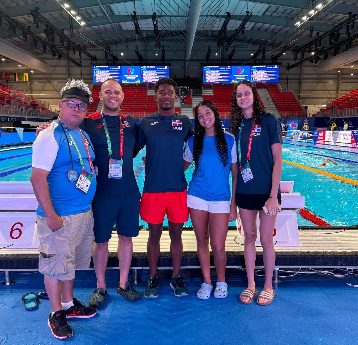 Ocho atletas de RD están en Campeonato Mundial de Deportes Acuáticos Singapur