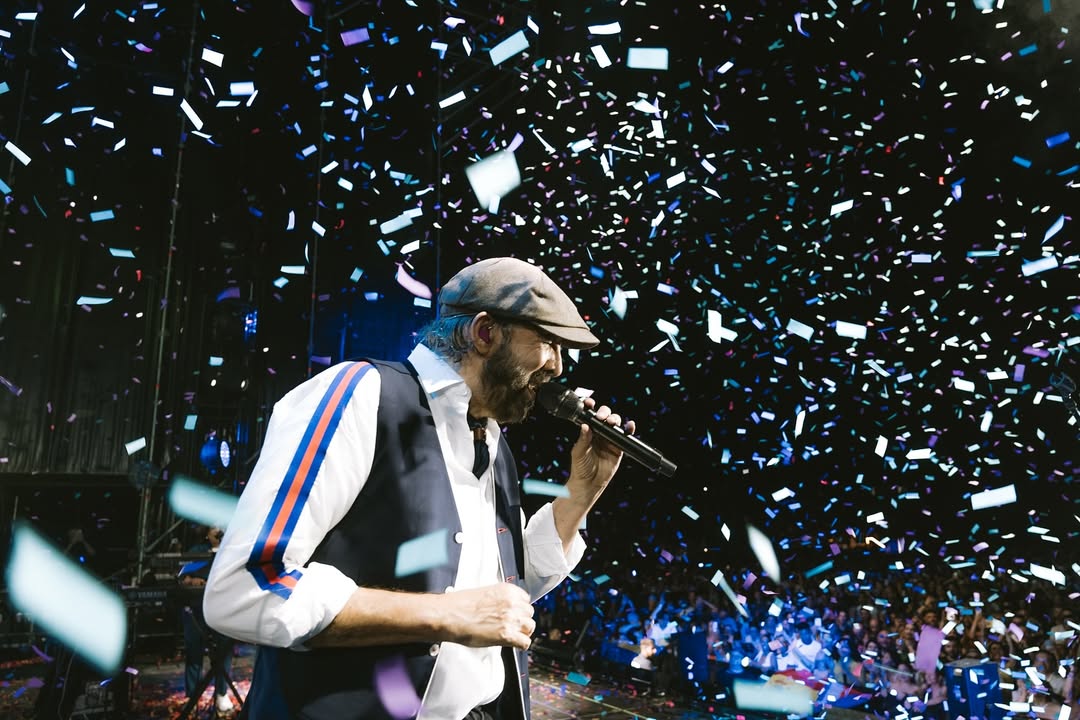 Juan Luis Guerra sube la bilirrubina al público de Gran Canaria con un show apoteósico