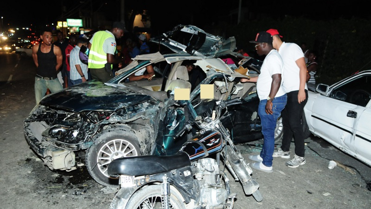 Accidentes de tránsito suben 25 % en 4 años en RD