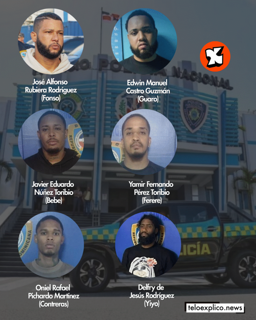 Implicados de la violación grupal de joven en Villa González