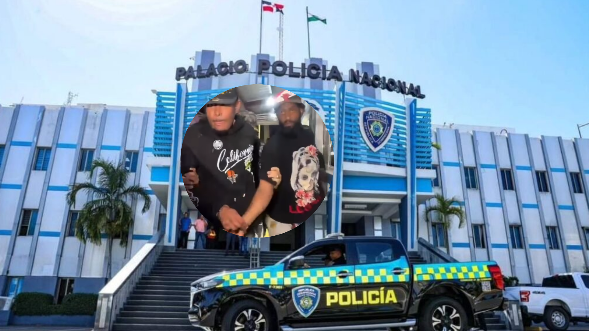 Los seis acusados de violar joven en Villa González se encuentran bajo custodia de la Policía
