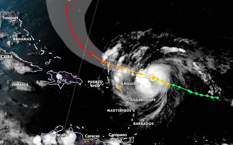COE emite alerta verde por paso del ciclón tropical Erin al noreste del país