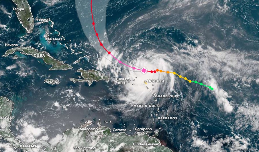 Elevan a alerta amarilla la franja costera norte por oleaje peligroso del huracán Erin
