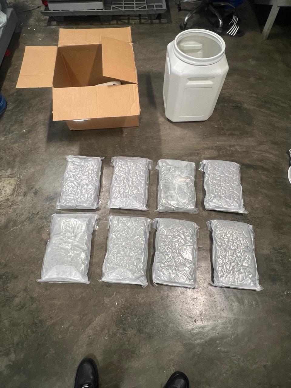 Confiscan ocho paquetes de marihuana ocultos en barril enviado desde EE. UU. al AILA