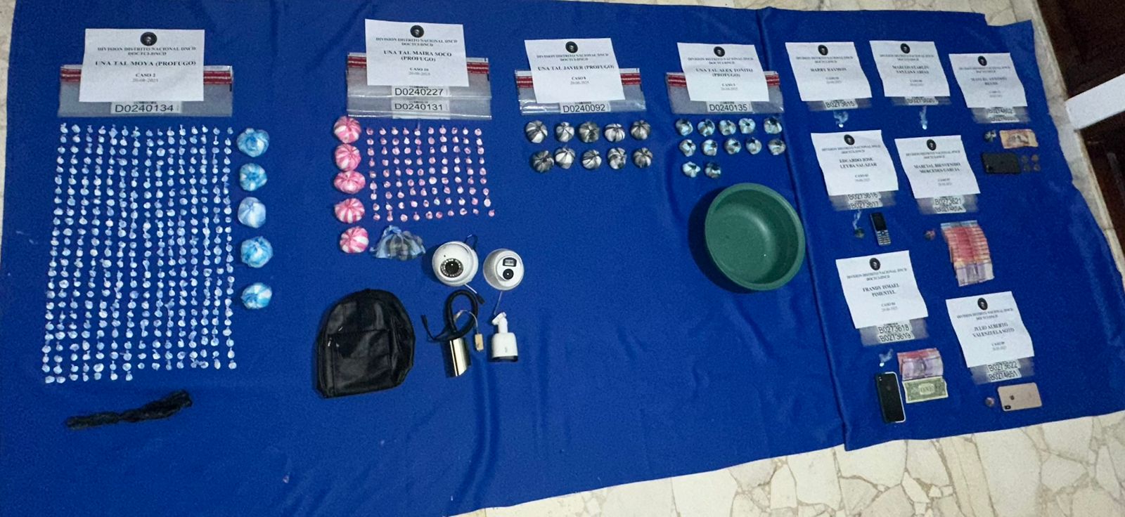 Apresan a siete personas y ocupan más de 3,000 gramos de cocaína y marihuana