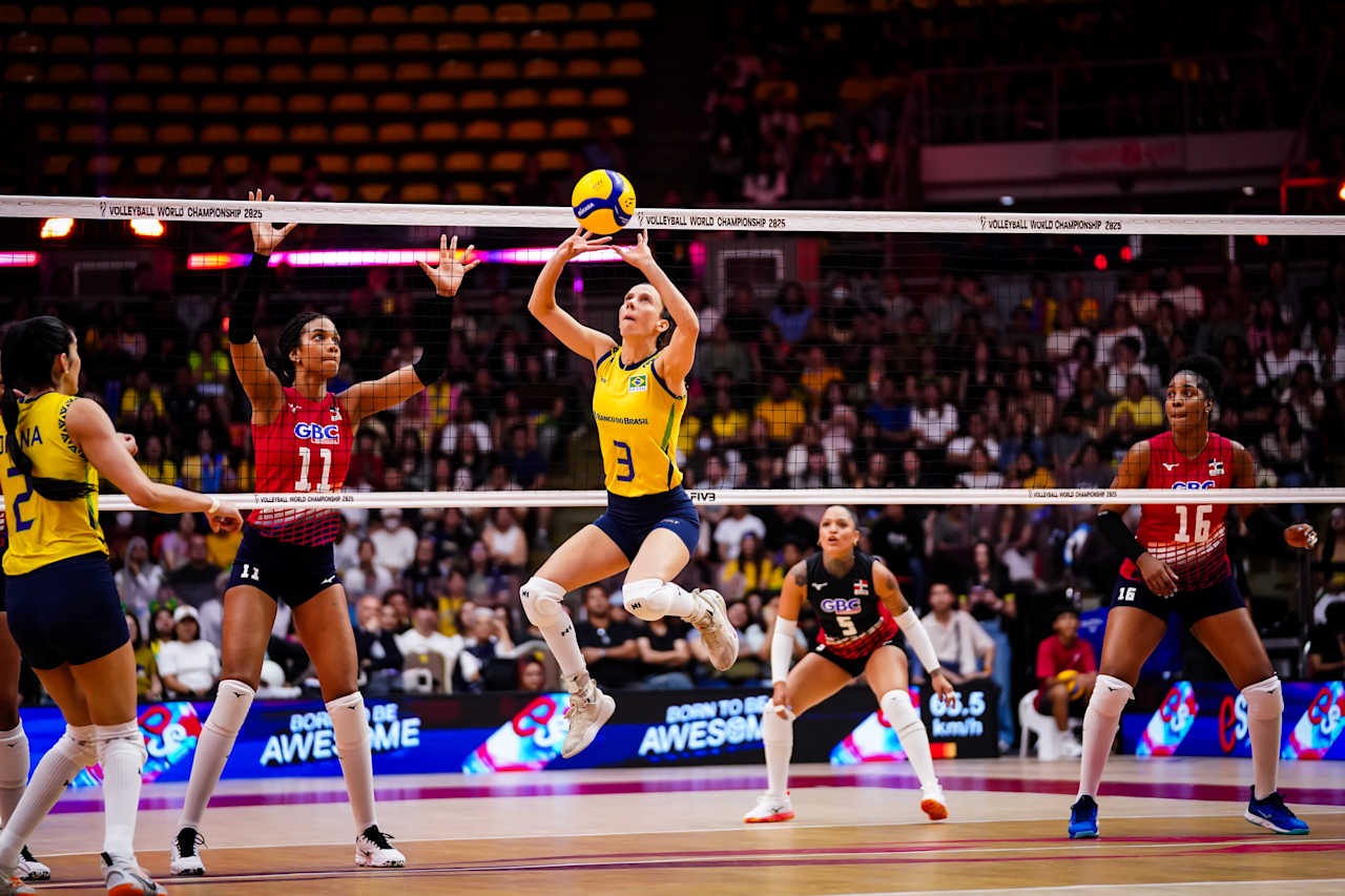 Brasil venció 3-1 a Dominicana y avanza en Mundial de Voleibol