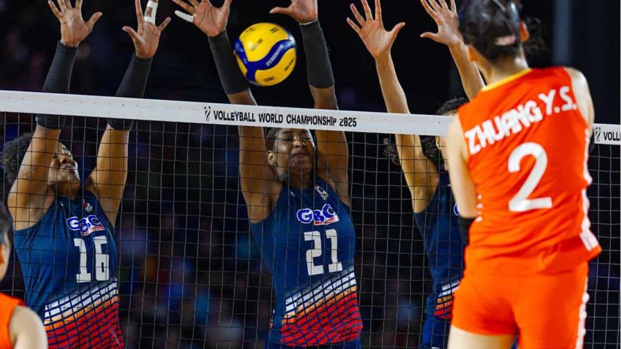 China derrota 3-0 a RD en el Campeonato Mundial de Voleibol