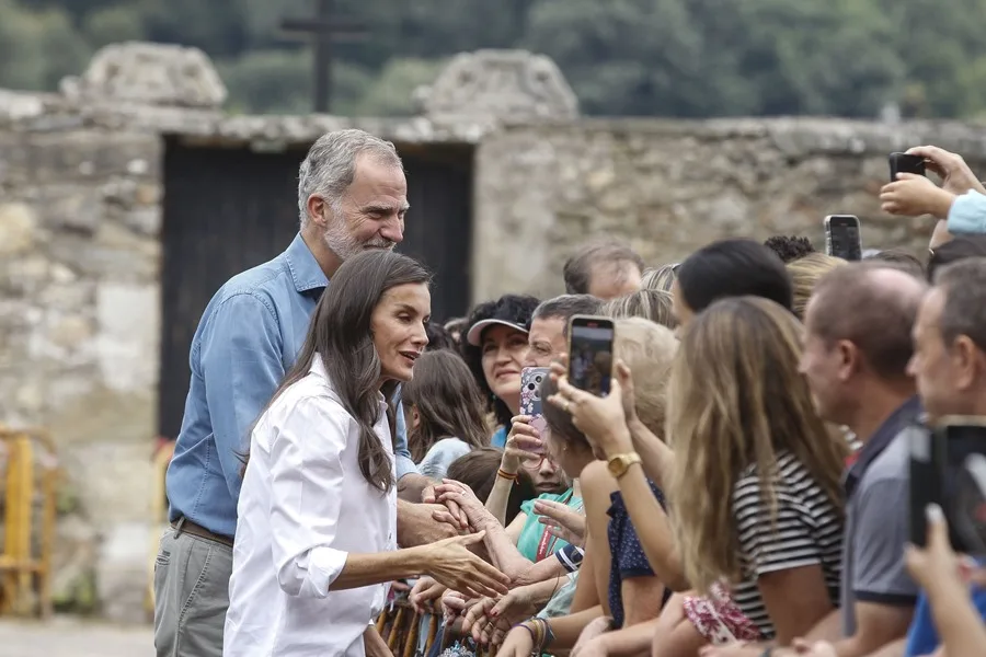 El rey Felipe VI visita zona de incendios en España: “Hay mucho que hacer”