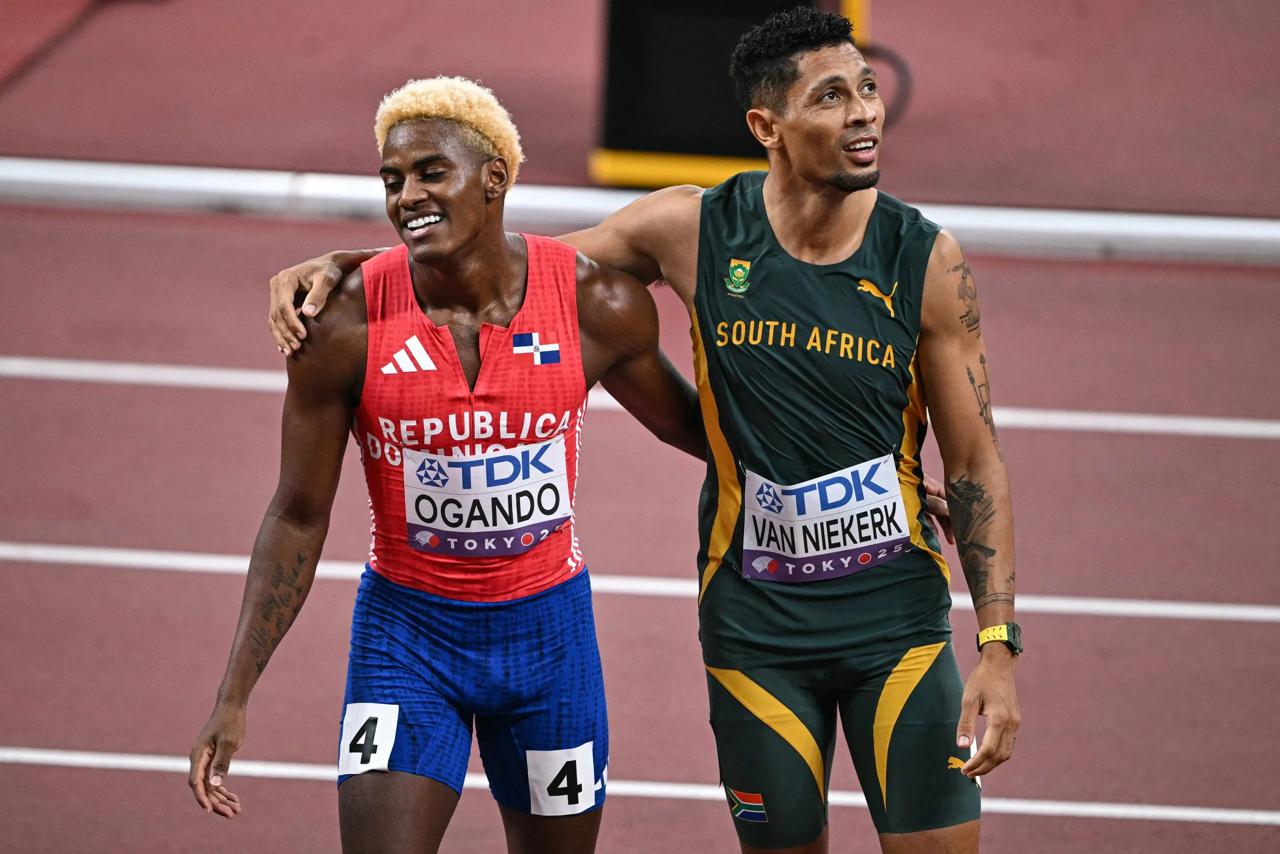 Alexander Ogando clasifica a la final de los 200 metros en Tokio