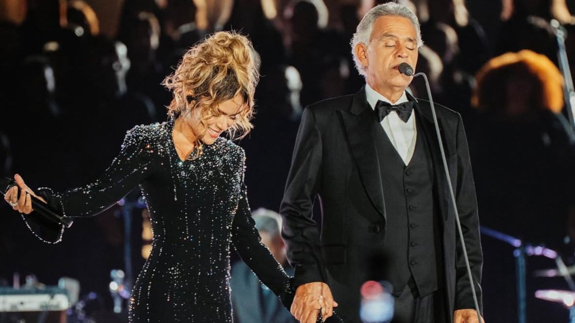 Karol G y Andrea Bocelli cantan por la fraternidad en un memorable macroconcierto en el Vaticano