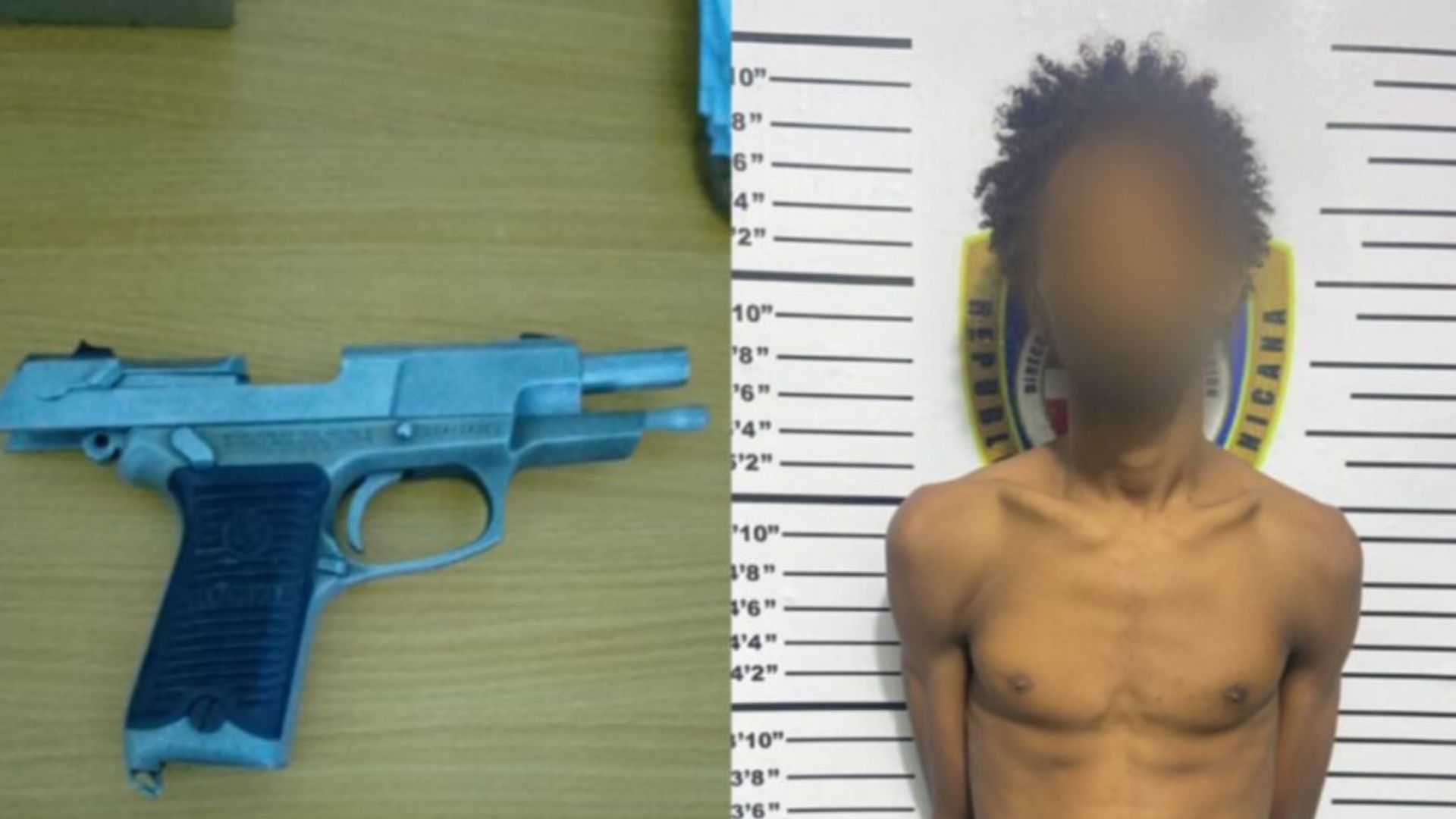 PN arresta a “Careta” tras ocuparle pistola robada en accidente de tránsito en Santiago