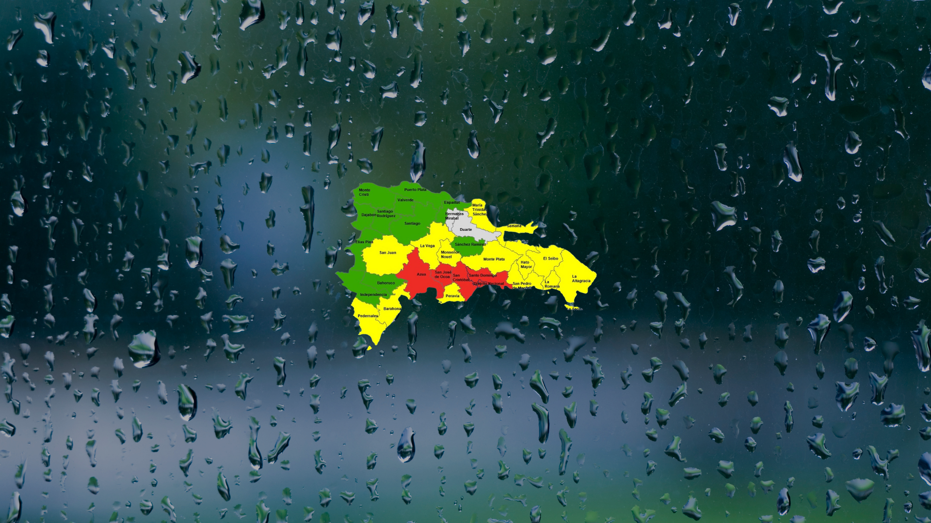 COE mantiene al Gran Santo Domingo y tres provincias en alerta roja por intensas lluvias