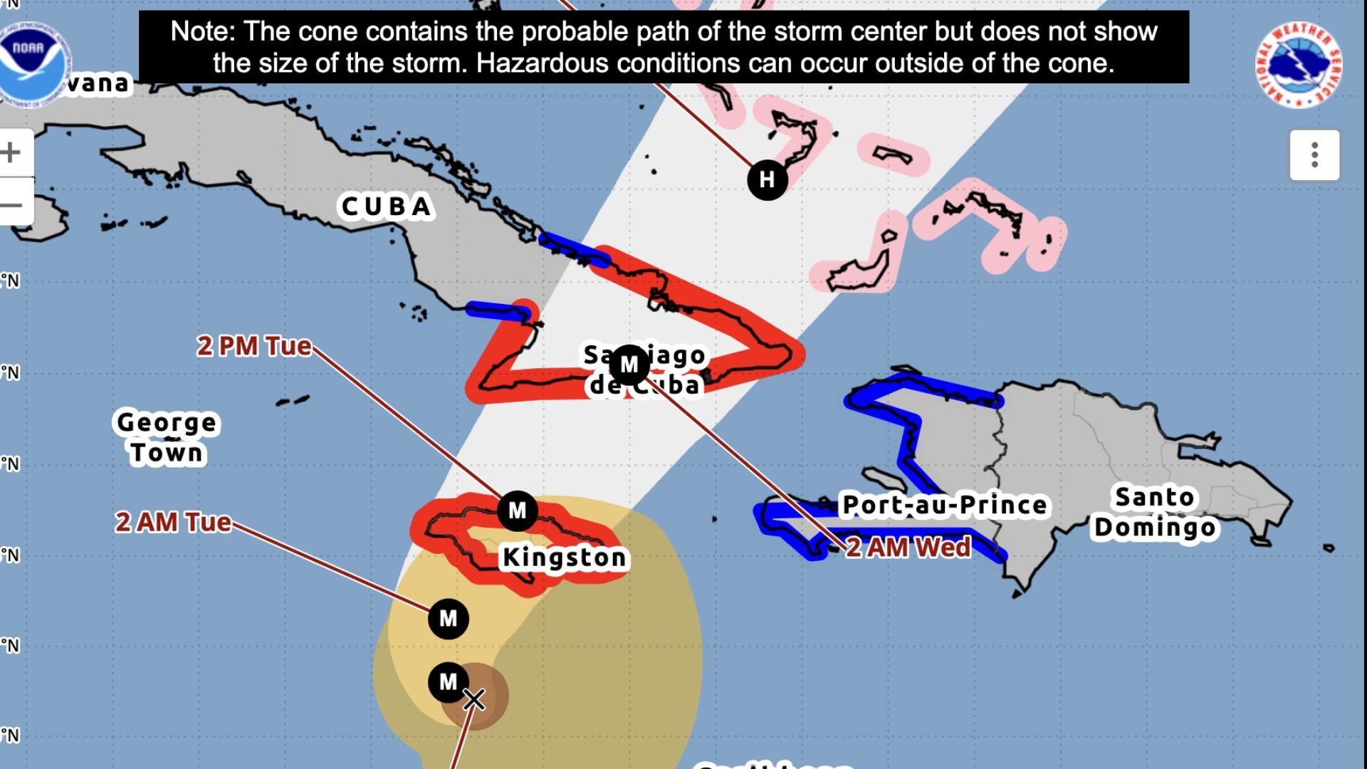 El huracán Melissa se convierte en categoría 5 y continuará generando lluvias en el país