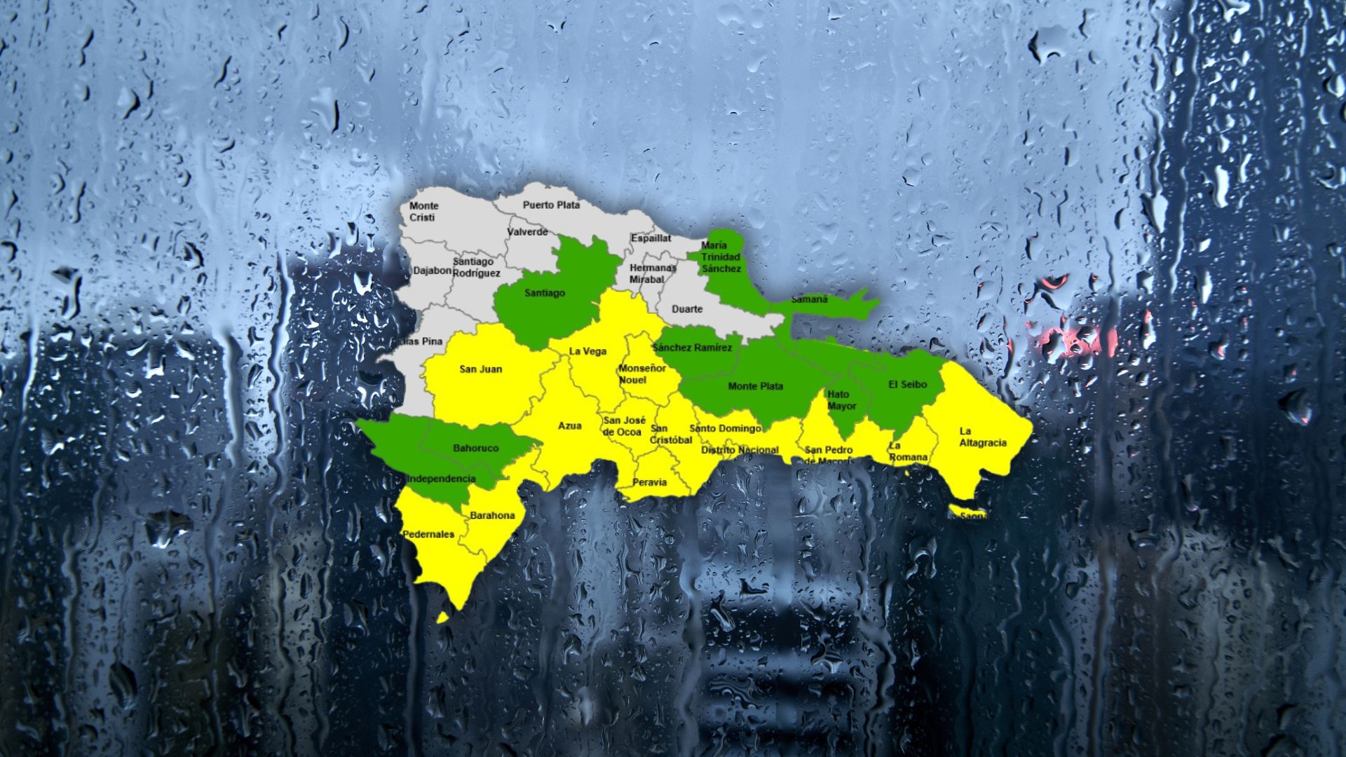 COE mantiene alertas: 14 provincias en amarilla y 9 en verde