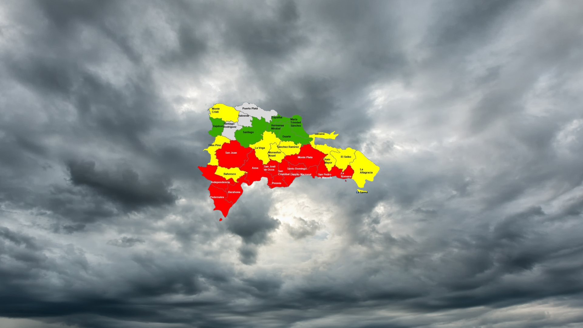 COE aumenta a 13 las localidades en alerta roja por efectos de la tormenta tropical Melissa