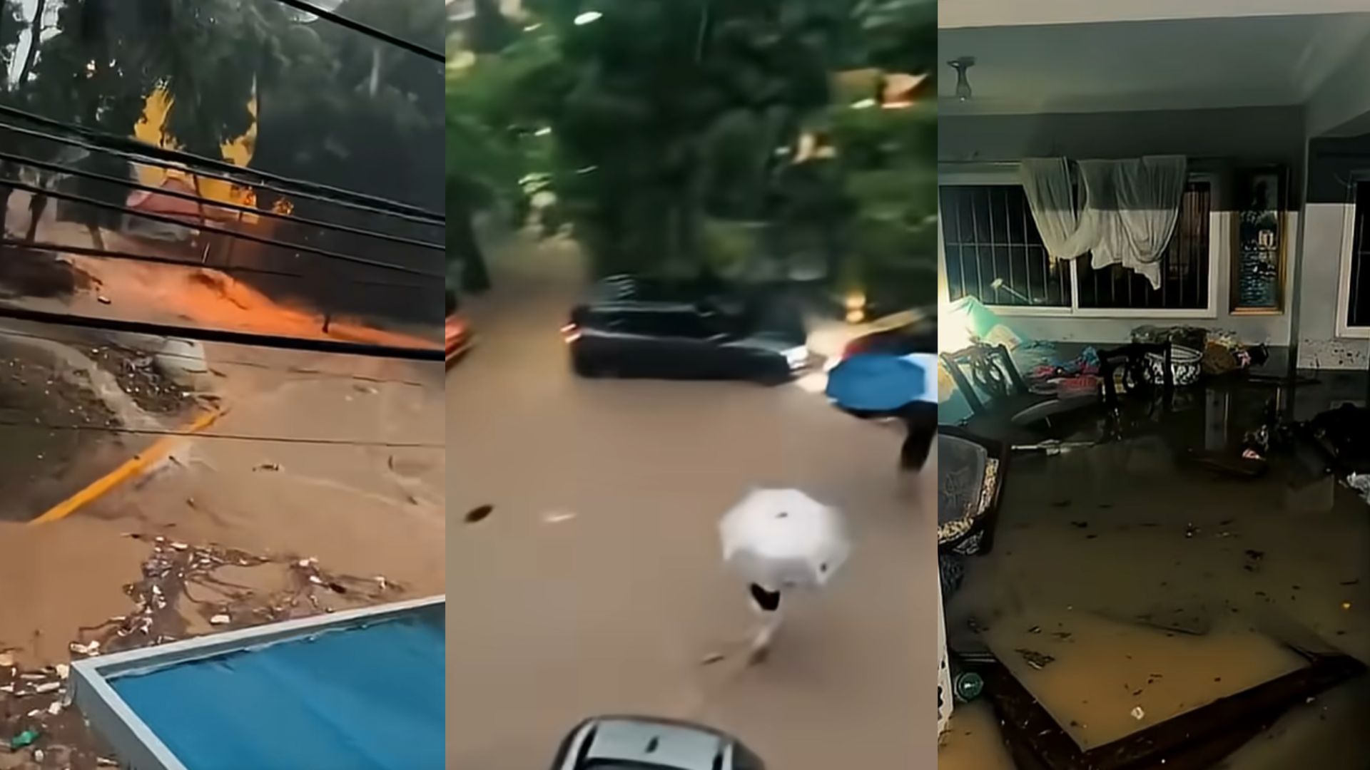 Residentes del Residencial Ureña piden soluciones urgentes ante graves inundaciones