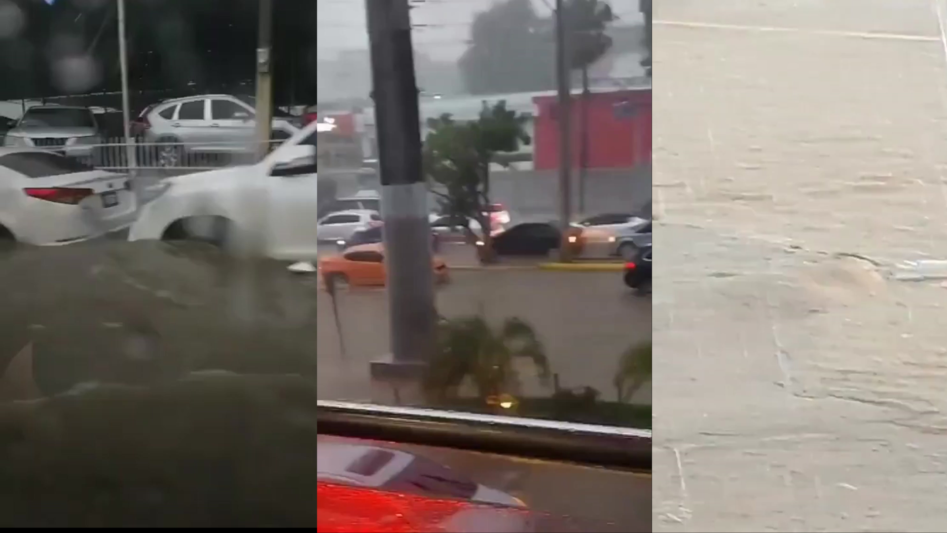 Fuertes lluvias provocan graves inundaciones en Santiago