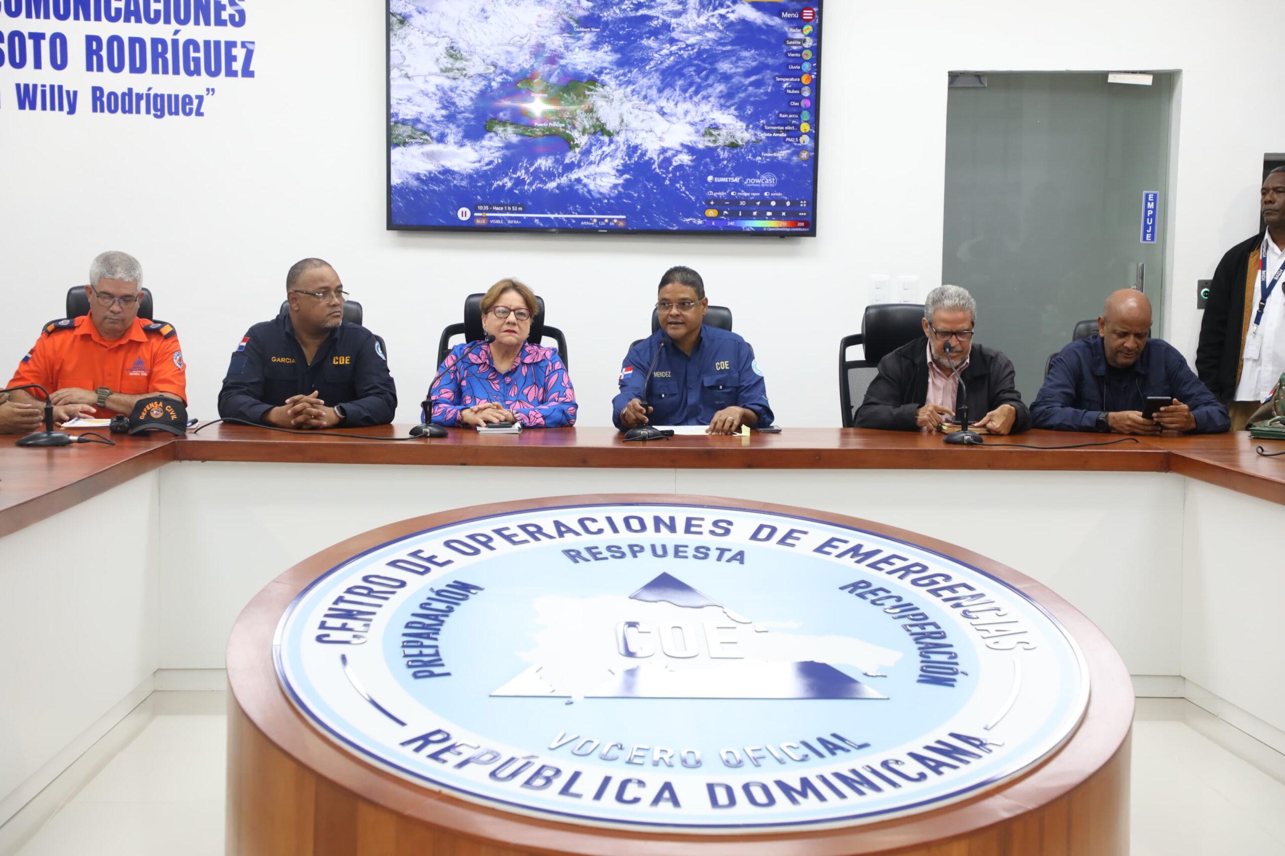 EN VIVO | Rueda de prensa del COE sobre la tormenta tropical Melissa