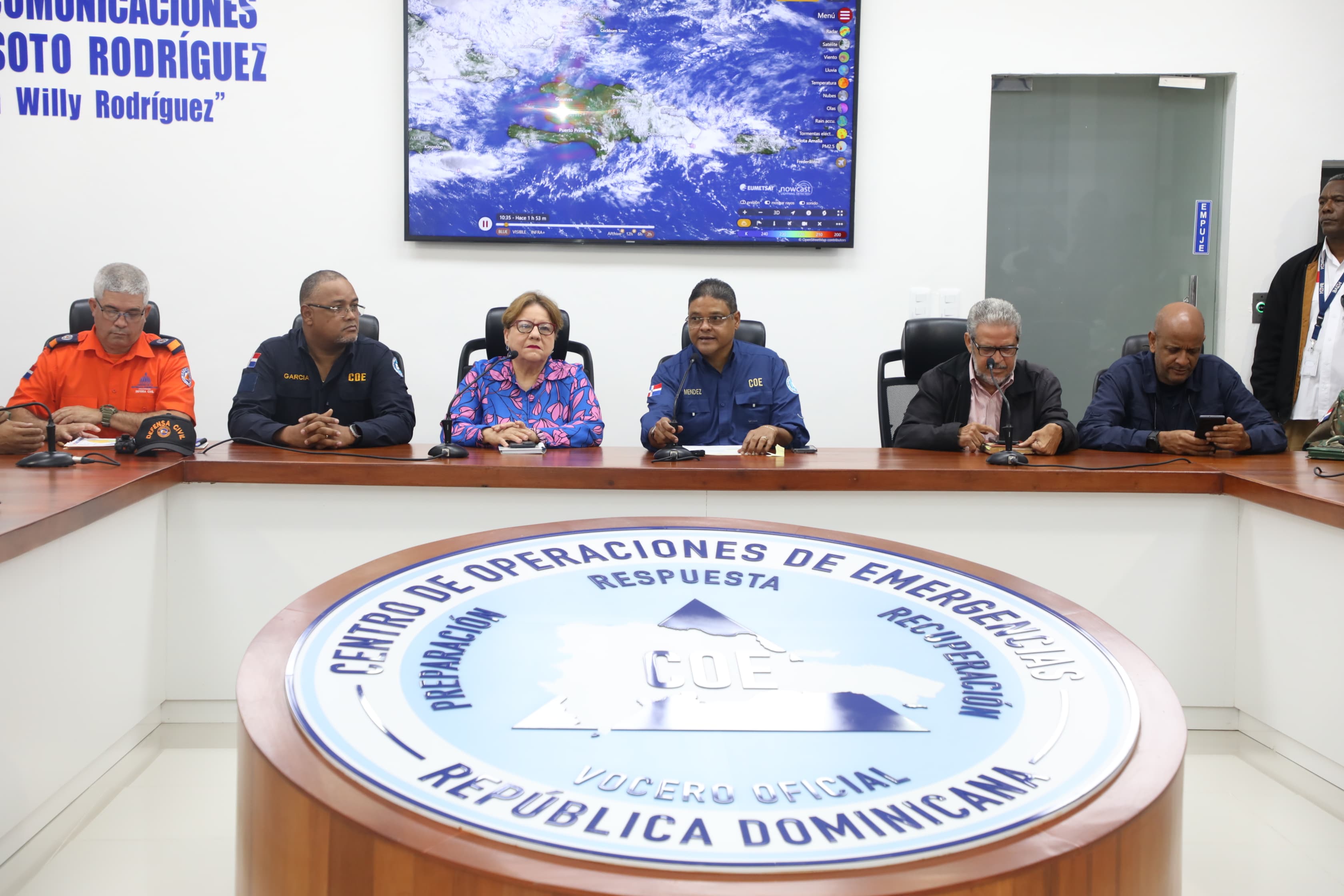 EN VIVO | Rueda de prensa del COE sobre la tormenta tropical Melissa