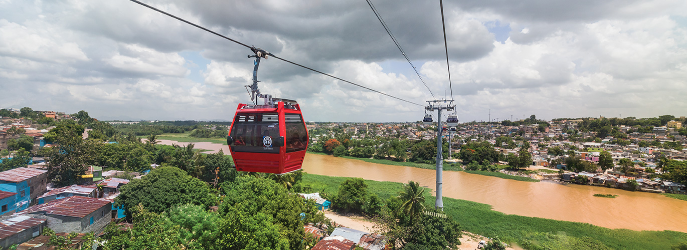 Suspenden temporalmente servicio del Teleférico de Santo Domingo por avería mecánica