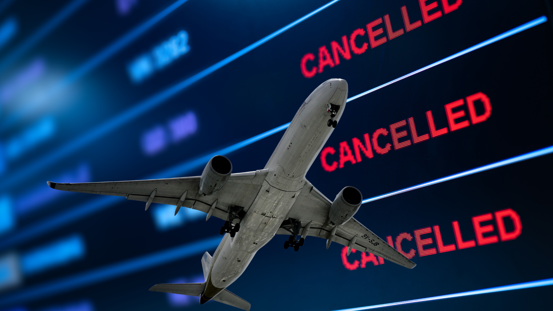 Más de mil vuelos cancelados en EEUU por cierre del gobierno