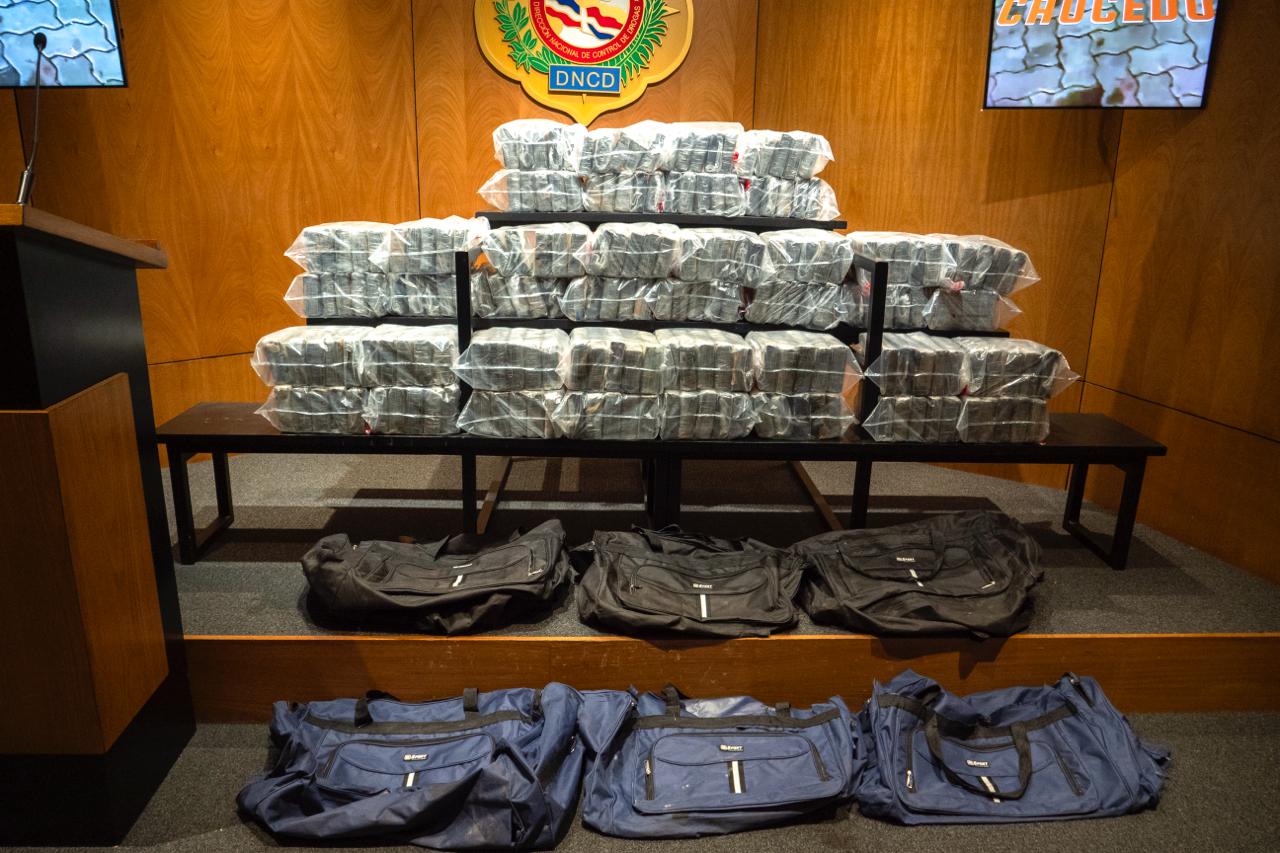 Paquetes incautados en puerto Caucedo dan positivo a cocaína