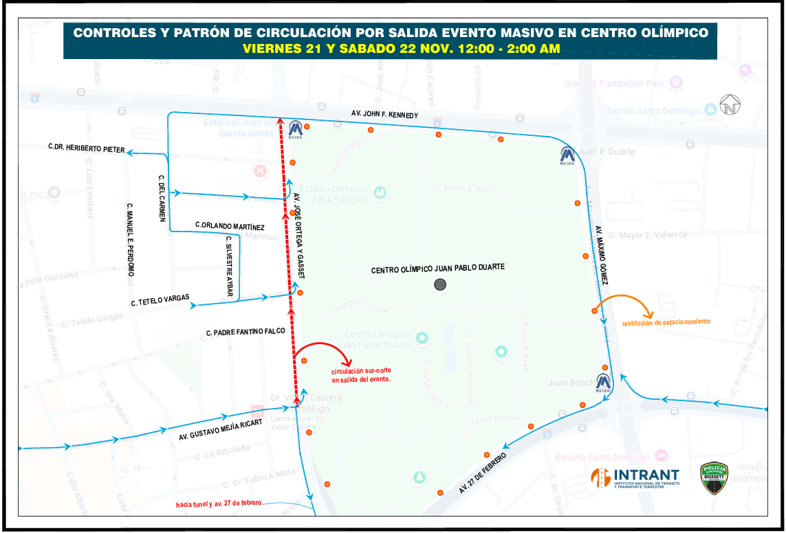 Autoridades de transporte informan rutas alternas por concierto de Bad Bunny los días 21 y 22 de noviembre