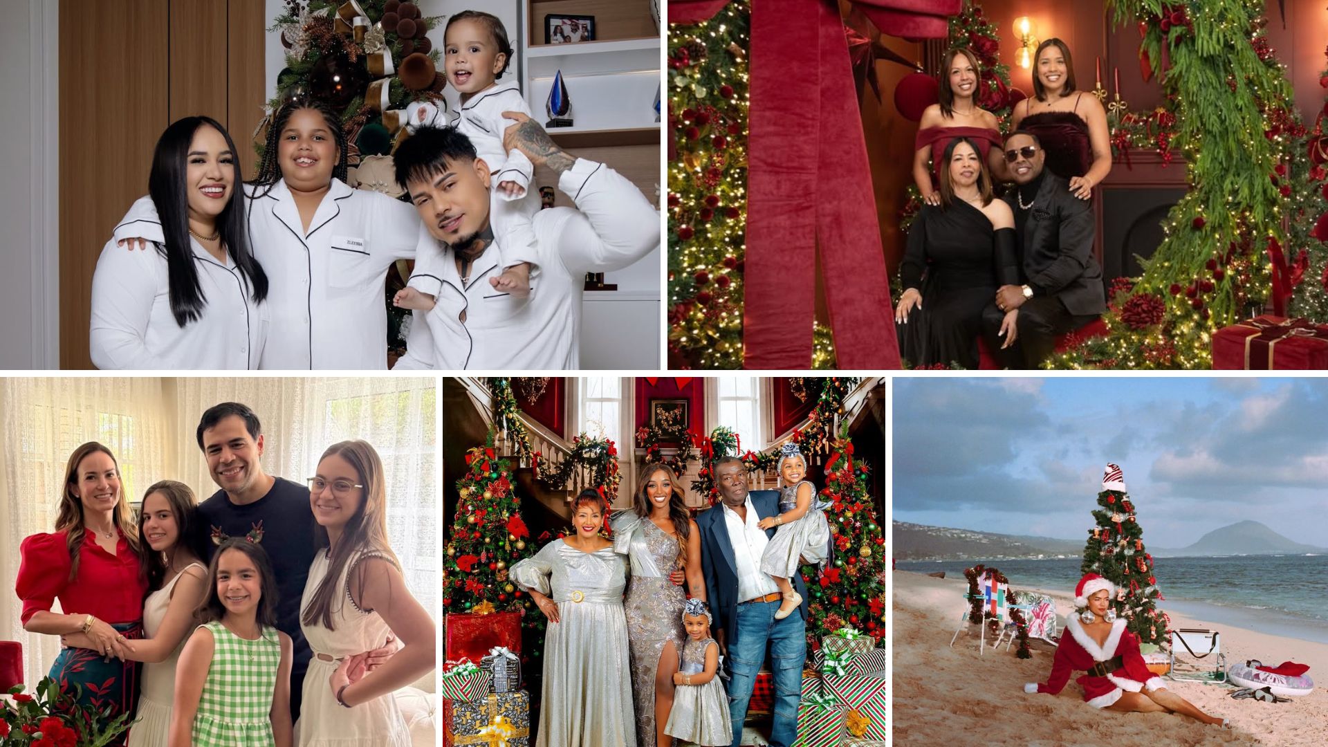 Entre familia y tradición: las fotos de la Navidad 2025 de las celebridades