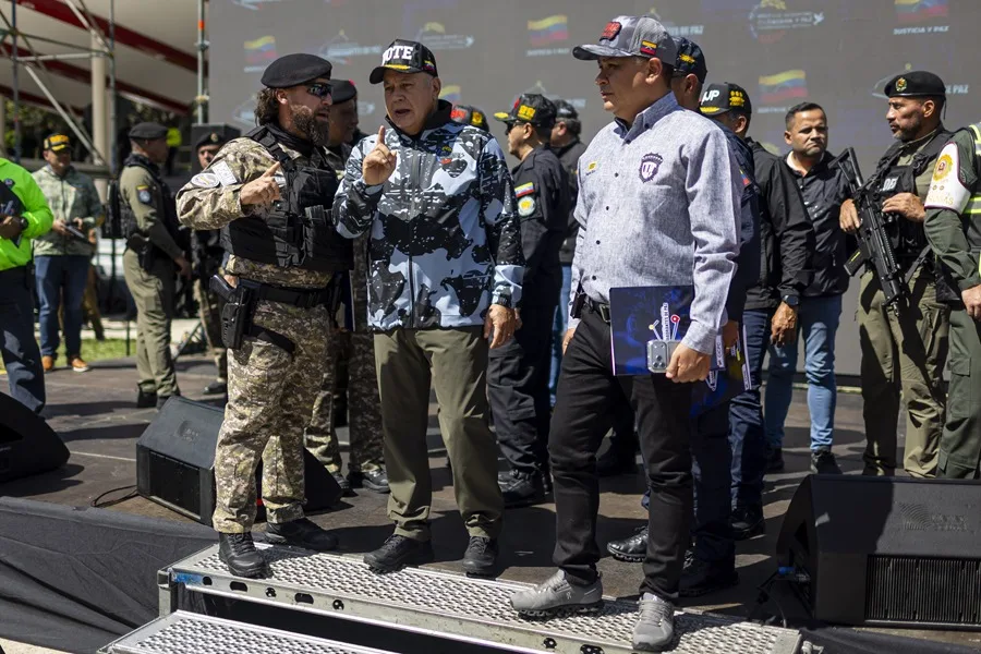 Diosdado Cabello asegura que la Policía está lista para defender Venezuela de «cualquier amenaza»