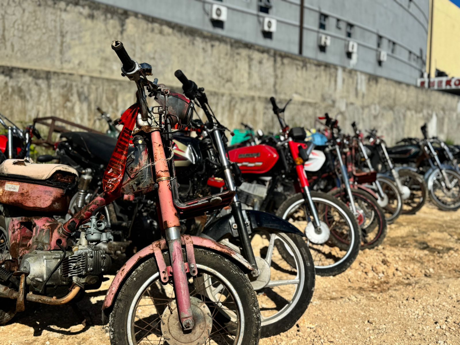 DIGESETT recupera 30 motocicletas que fueron reportadas como robadas