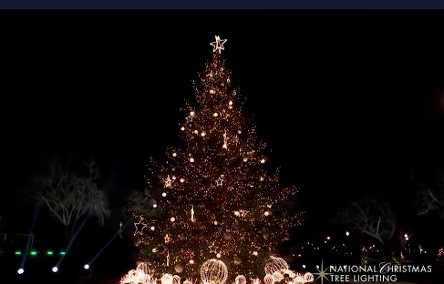 Presidente Trump y la Primera Dama encienden el Árbol Nacional de Navidad