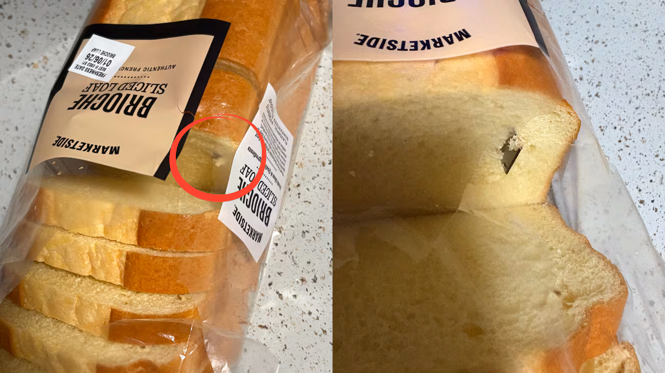 Arrestan mujer por ocultar navajas de afeitar en rebanadas de pan de Walmart