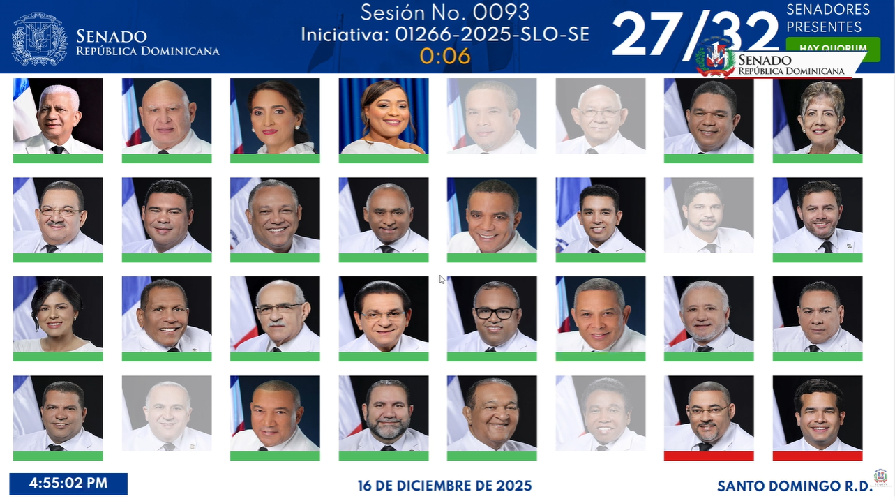 Senado aprueba en primera discusión el Proyecto de Ley de Presupuesto General del Estado 2026