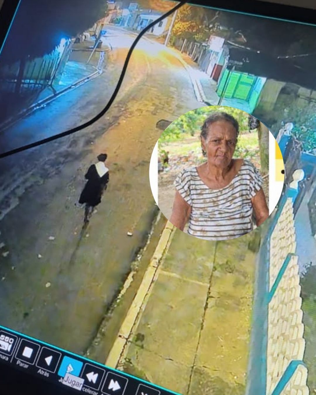 Desaparece mujer con alzhéimer; cámara de vigilancia capta su último rastro