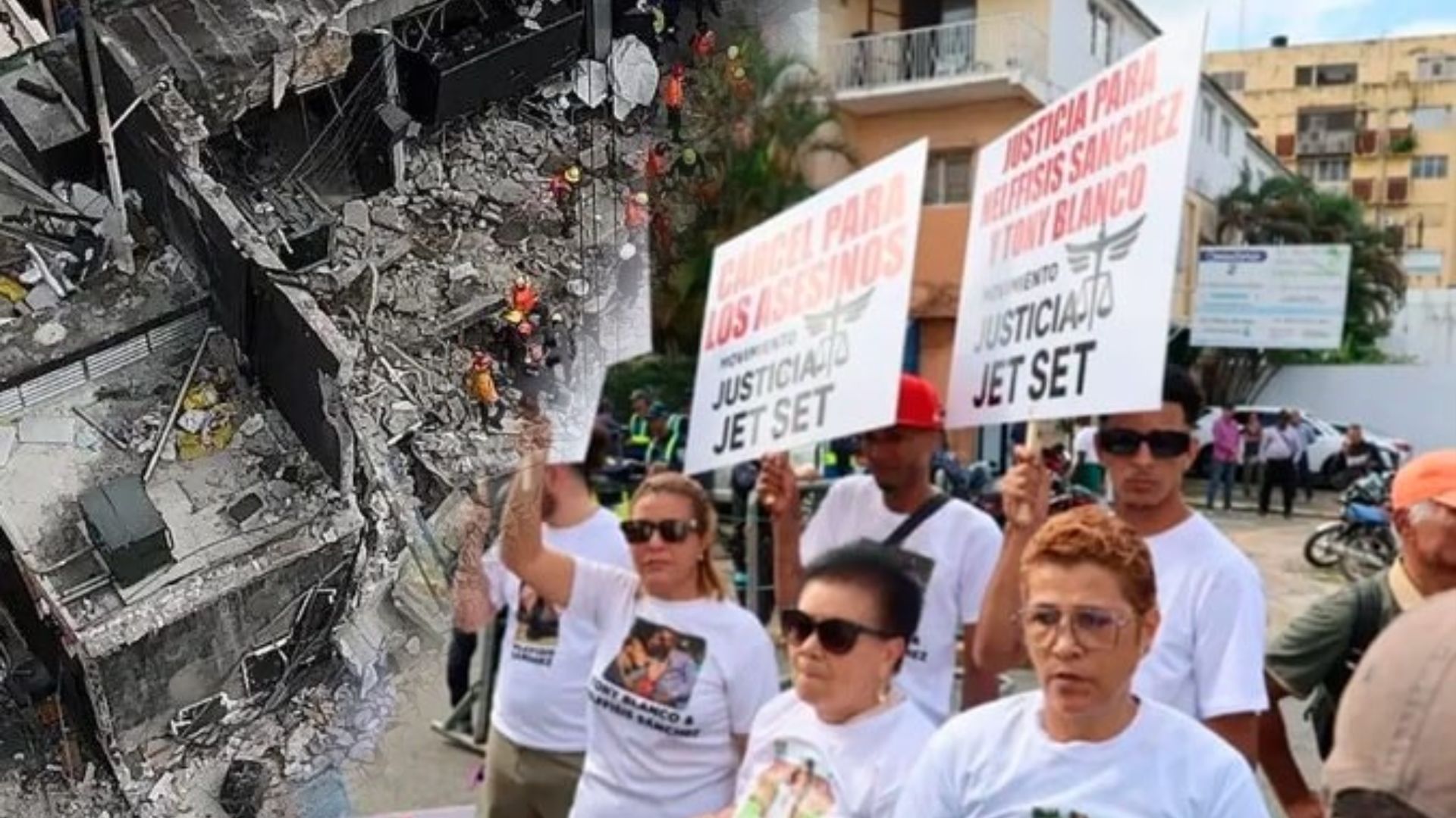 Familiares de víctimas del Jet Set marchan para exigir responsabilidades penales