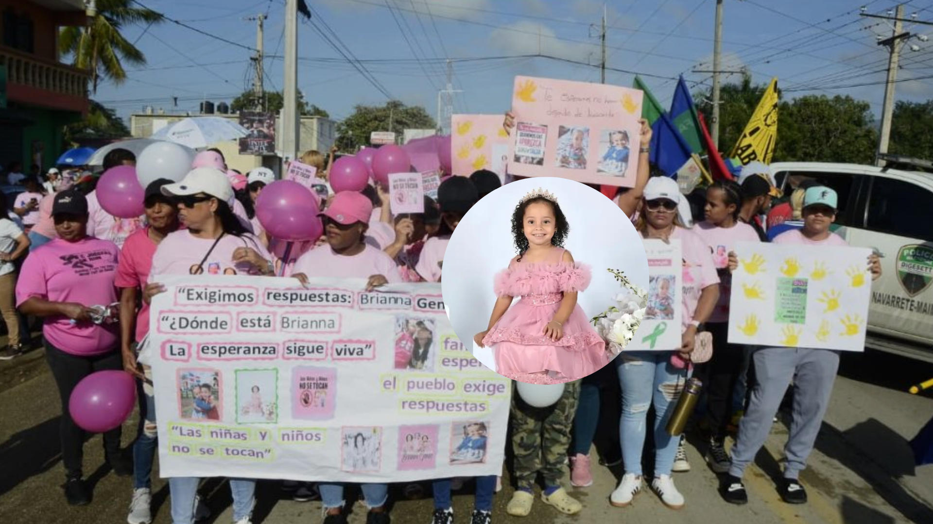 Marchan exigiendo respuestas por desaparición de Brianna Genao