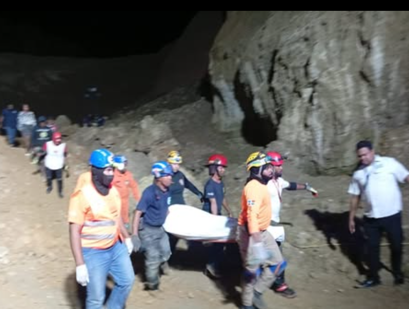 Viuda de operador muerto en mina de Nigua está inconsolable tras la tragedia