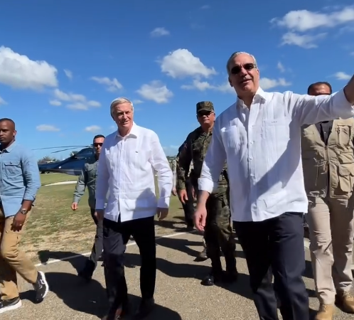 Abinader desarrolla agenda fronteriza en Dajabón junto al presidente electo de Chile