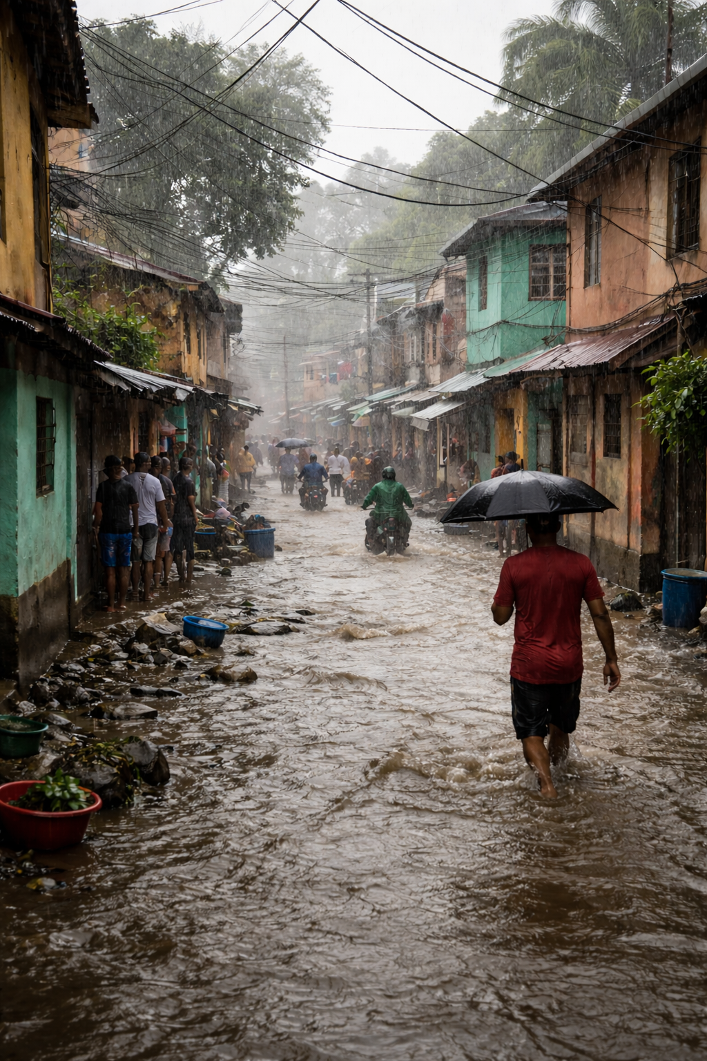 COE declara alerta verde para 10 provincias y el DN por lluvias y fuertes vientos
