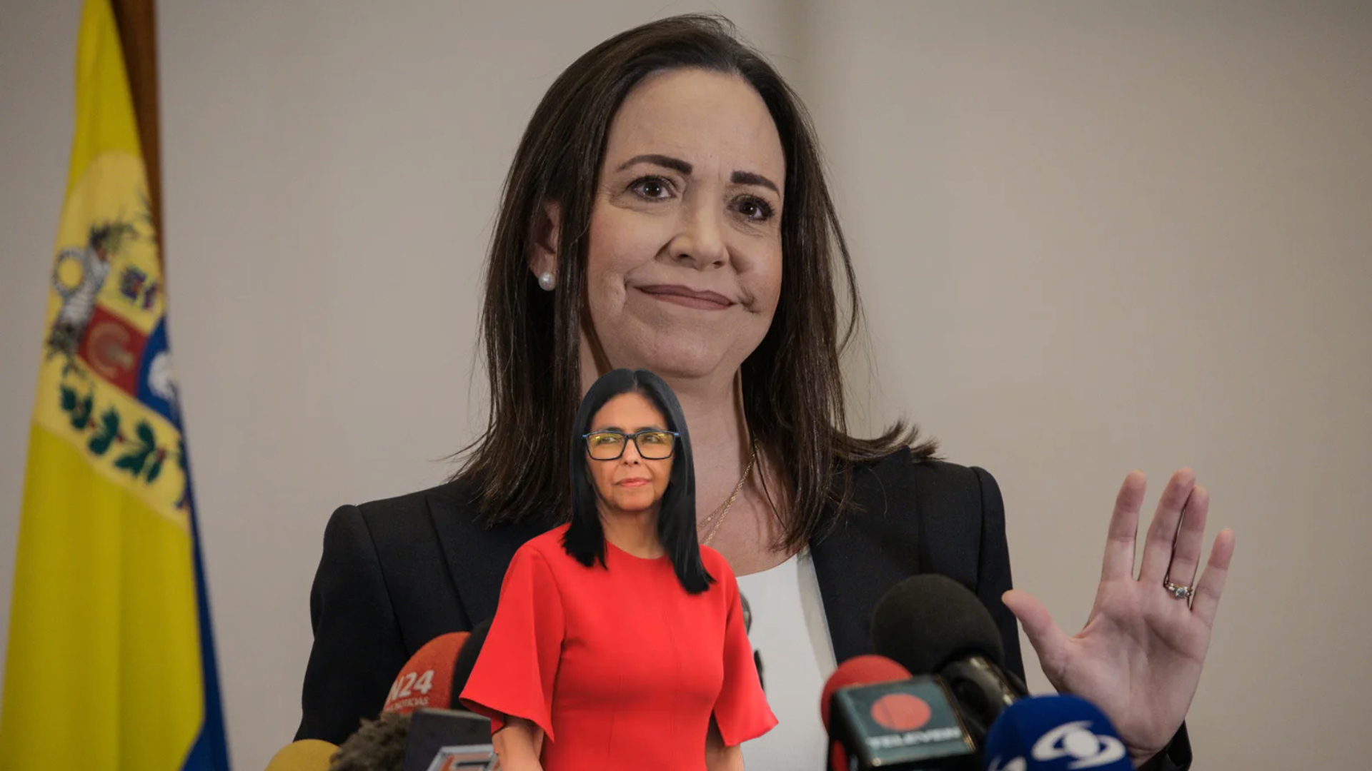 Machado dice estar dispuesta a reunirse con Delcy Rodríguez