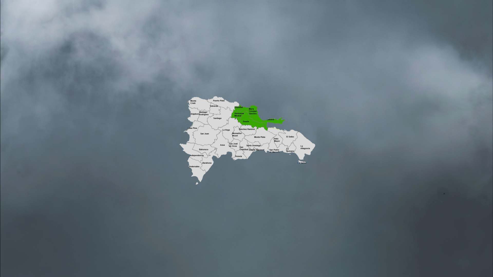 COE eleva a cinco las provincias en alerta verde por efectos de sistema frontal
