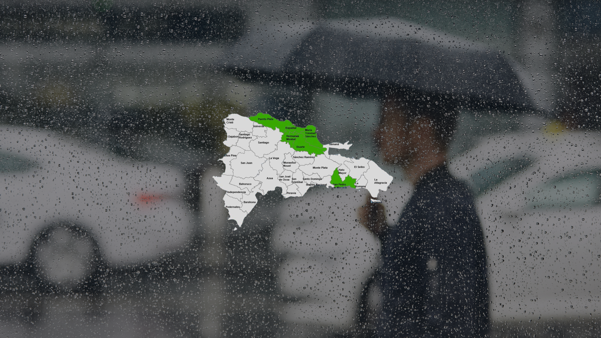 COE eleva a seis las provincias en alerta verde por lluvias y ráfagas de viento