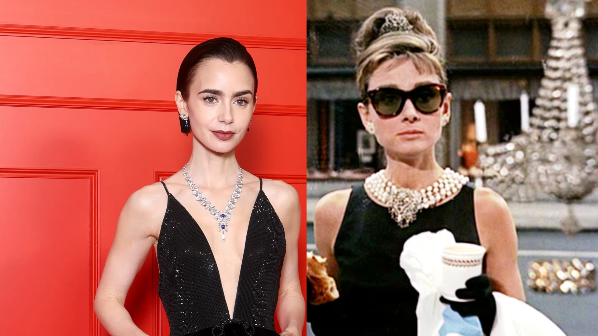 Lily Collins será Audrey Hepburn en la película de cómo se hizo ‘Breakfast at Tiffany’s’