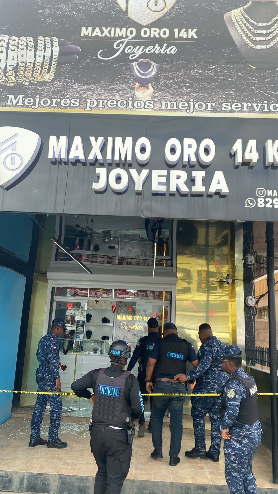 Asaltan joyería en San Pedro de Macorís; DICRIM investiga el hecho