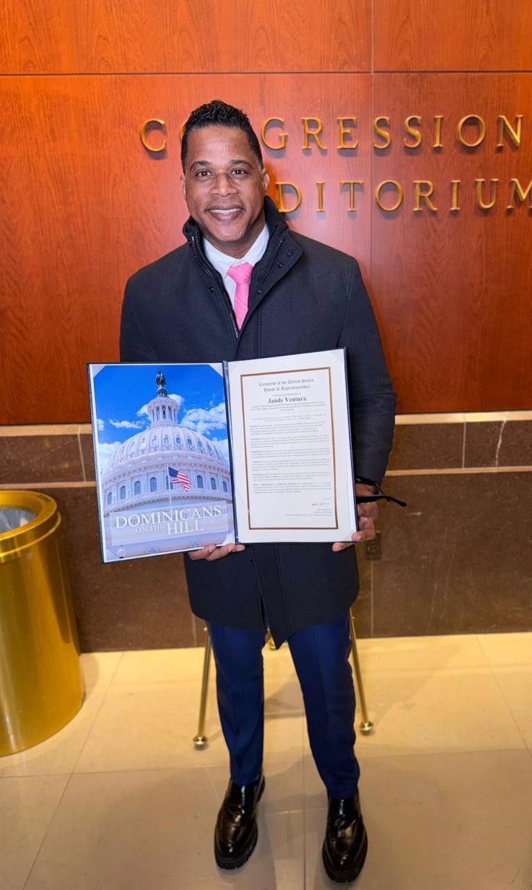 Jandy Ventura recibe proclama oficial en el Capitolio de EE. UU. durante «Dominicans on the Hill 2026»