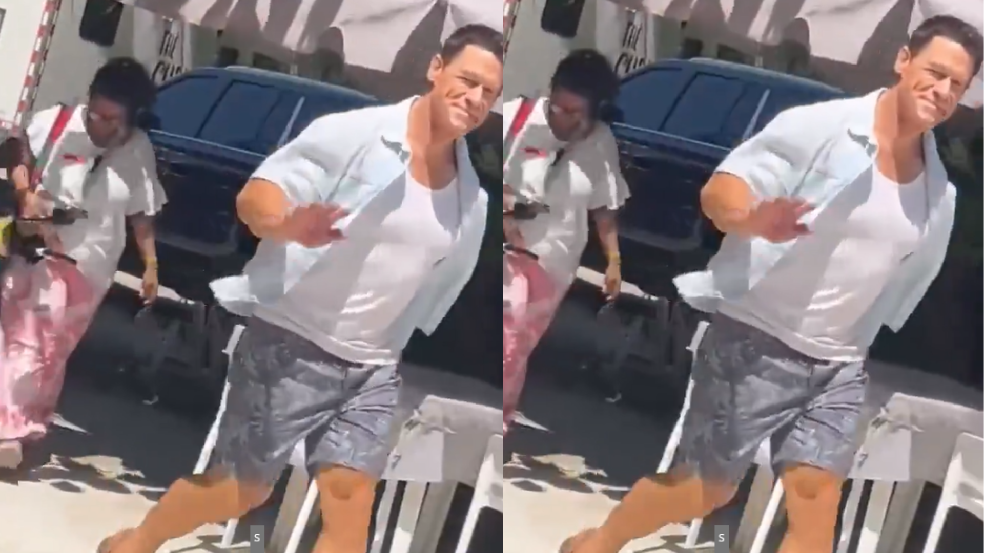 John Cena es visto en playa de Puerto Plata durante rodaje de nueva película
