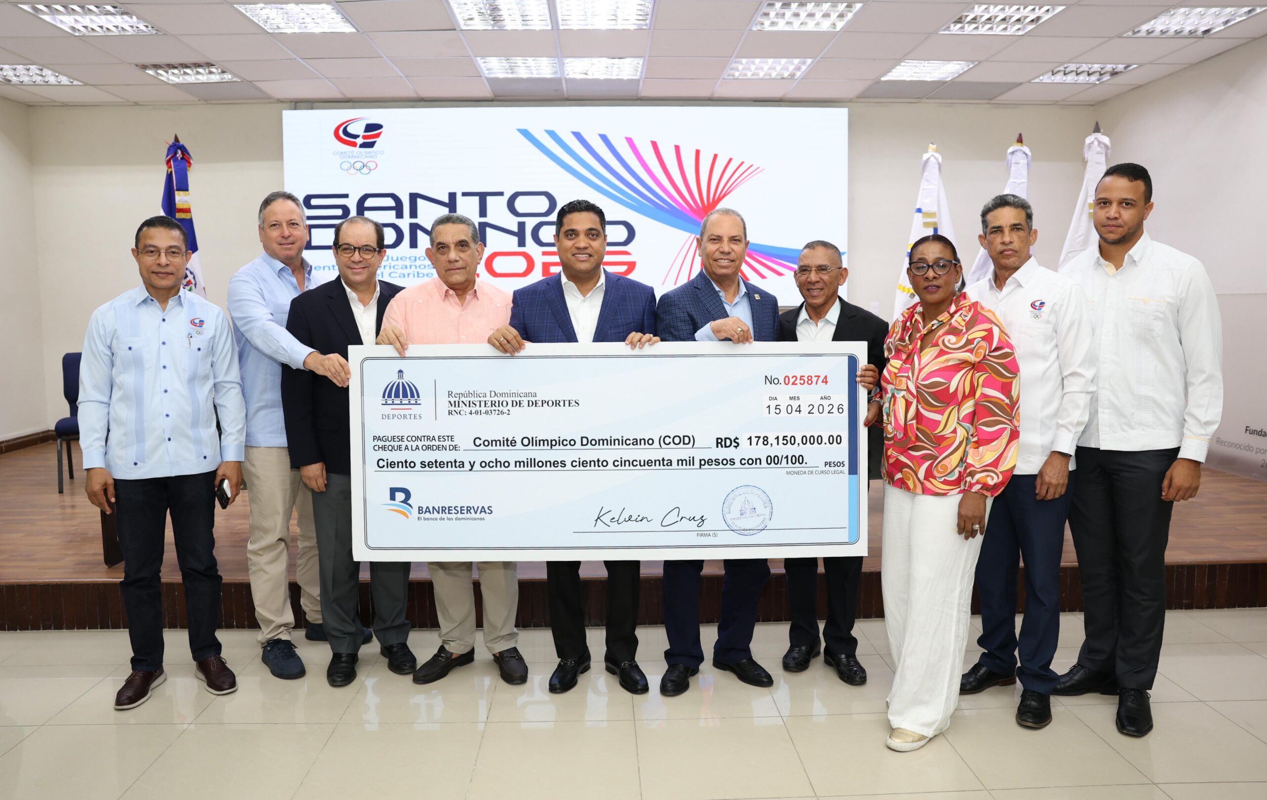 Destinan RD$178 millones para entrenamientos de deportistas para los Juegos Centroamericanos y del Caribe Santo Domingo