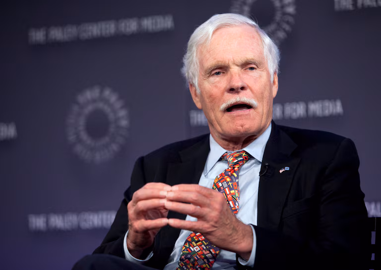 Murió Ted Turner, fundador de la cadena de noticias estadounidense CNN