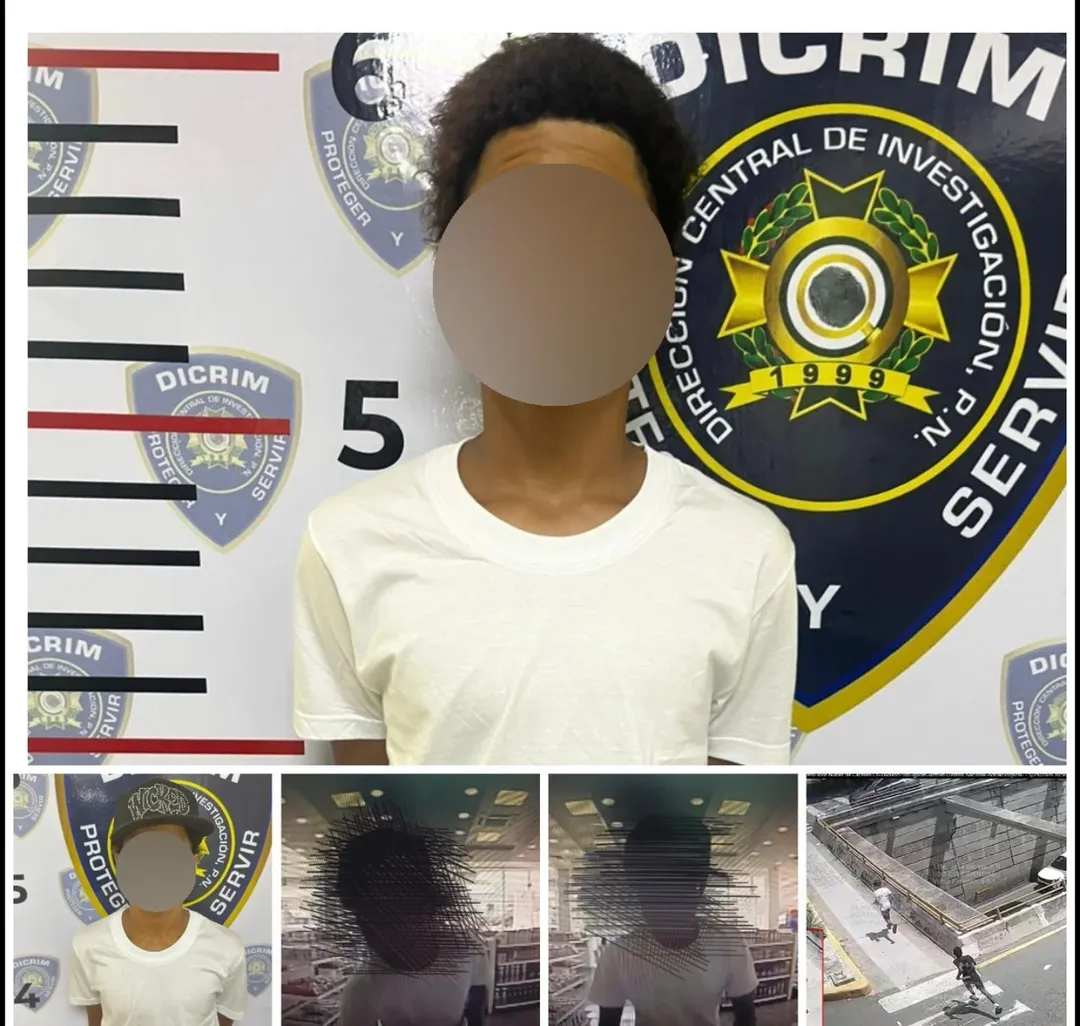 Retienen adolescente vinculado a presunta extorsión contra conductor en el Distrito Nacional